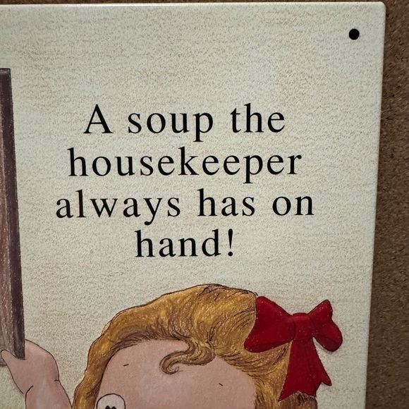 1993 Campbell’s Soup Sign #18 AAA Girl Metal Decor - Picture 4 of 9